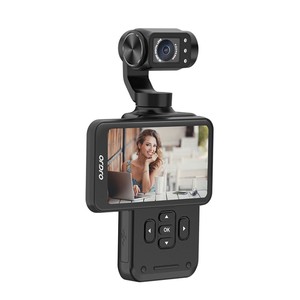 Caméra portable <span class=keywords><strong>Ordro</strong></span> M5 Pocket DV 4K avec zoom optique 10x, grand angle 120°, écran tactile rotatif de 3,5 pouces, stabilisateur anti-vibration 3 axes - Product Image 2