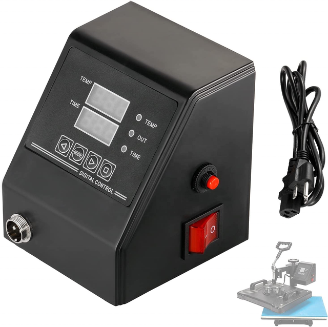 Digital Time and Temperature Controller for Heat Press Machines - Precise Control for Heat Press Accessories