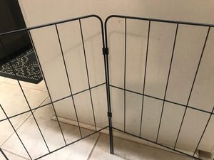 Paneles de valla de jardín de 24 pulgadas, valla cuadrada de alambre de Metal, barrera de animales, ribete de flores, Patio, decoración al aire libre, valla a prueba de herrumbre - Product Image 5