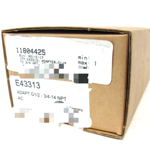 新しいエフェクター アダプト G1/<span class=keywords><strong>2</strong></span>-g3/4-14 NPT E43313 アダプター Adaptg12g3414nwbrpte43313 新品 純正 在庫あり 産業オートメーション - Product Image 1