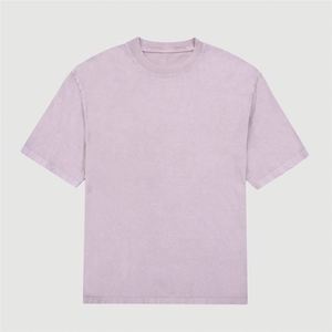 Design Top Quality Cropped Raw Cut Drop Shoulder Custom DTG Print Heavyweight Cotton Thick Collar Boxy Fit Men T Shirt - Product Image 3