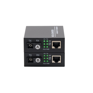 Convertisseur de média fibre optique Gigabit SC RJ45 20KM de haute qualité 10/100M Netlink, émetteur-récepteur fibre optique - Product Image 1