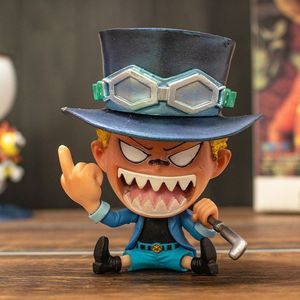9CM Q Ver. Figura de Manga, Estatua de ONE PIECE, <span class=keywords><strong>Luffy</strong></span>, <span class=keywords><strong>Zoro</strong></span>, Nami, <span class=keywords><strong>Sanji</strong></span>, Robin, Boa Hancock, Ace, Figura de PVC, Juguetes de Anime, Regalos - Product Image 4
