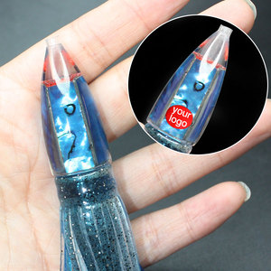 Señuelo de Pesca de Agua Salada con Cabeza de Resina de 6 Pulgadas para Pesca de Marlín y Atún - Product Image 4
