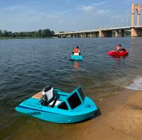 Mini jet-boat électrique haute vitesse en aluminium pour la navigation sur l'eau