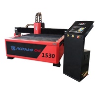 30mm de espesor de placa de acero cortador de plasma cnc y de la llama del cnc de la máquina de corte