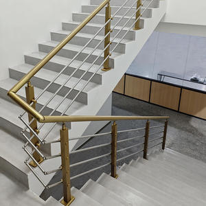 עיצוב מודרני 304 נירוסטה צינור מרובע מעקה מעקה מדרגות העמסה עצמית רכבת מלונות עבור בתי חרושת - Product Image 1