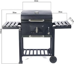 Parrilla de Gas Natural Moderna para Exteriores, 4+1 Quemadores, Encendido Electrónico, Alta Presión, Acero Inoxidable con Acabado en Polvo, BBQ - Product Image 4
