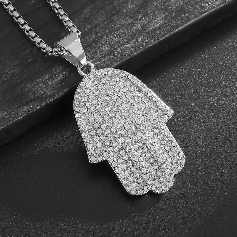 Steel-colored single pendant