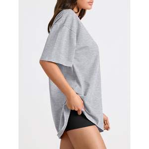 Camisetas de verano de gran tamaño para mujer Queen 2025, camisetas de gimnasio de entrenamiento a la moda, manga corta de gran tamaño para vacaciones en la playa - Product Image 6