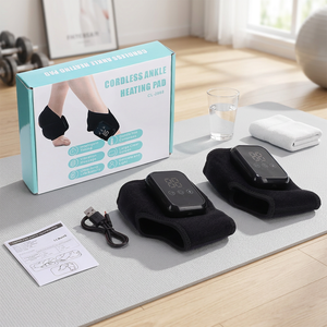 Masseur de cheville électrique personnalisé en usine, 3 niveaux de température, thérapie par vibration, tissu élastique OK pour soulager l'arthrite, usage domestique - Product Image 6
