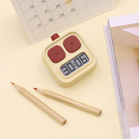 Minuteur numérique en forme de robot - Base magnétique - Compteur ascendant/descendant - Affichage LCD - Contrôle tactile - Batterie 180 jours - Silencieux - Cuisine/Bureau