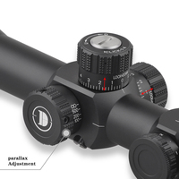Nouveauté - Lunette de tir longue portée DiscoveryOpt HS 6-24X44SFIR FFP avec illumination rouge - Lunette optique pour la chasse et le tir