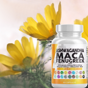 Ashwagandha Maca capsule con Maca fieno greco 17 in 1 integratore biologico di salute naturale a base di erbe capsule di energia Boost OEM - Product Image 4