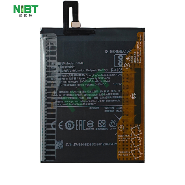 NIBT Wholesale BM4E 4.40V 4000mAh 15.4Wh Lithium Mobile Phone Battery for  xiaomi MI Pocophone F1