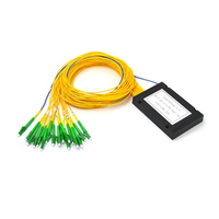 Divisor Óptico PLC de Fibra Óptica FTTH, Caja de ABS, Repartidor PLC, Caja de Empalme de Pared, Divisor de Fibra ABS, Unionfiber OEM/ODM
