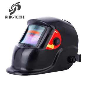 RHK Jiangsu-casco de soldadura con energía Solar, Material negro PP, buena calidad, oscurecimiento automático, barato