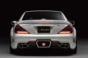 Kit carrosserie large Mercedes SL R230, style WD amélioré, pare-chocs avant et arrière, spoiler, état neuf - Product Image 3