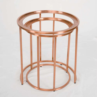Vente en gros de pieds de table en acier inoxydable de luxe, couleur personnalisée, pour bureau, restaurant, salle à manger, café, fabrication de tubes en tôle, découpe laser
