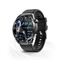 Montre connectée F67 Pro avec écran IPS de 1,91 pouces, bracelet en gel de silicone, surveillance de l'oxygène sanguin, suivi du sommeil, fitness, ECG