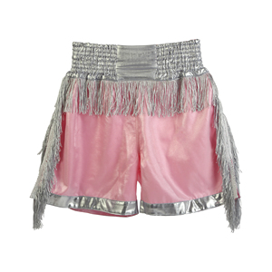 Shorts de boxe de haute qualité, logo <span class=keywords><strong>personnalisé</strong></span>, shorts de <span class=keywords><strong>Muay</strong></span> <span class=keywords><strong>Thai</strong></span>, shorts de boxe à franges - Product Image 4