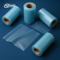 Film de protection transparent auto-adhésif en PE résistant aux UV pour fenêtres, largeur 50 cm, surface lisse translucide souple, moulage par soufflage, 100 m