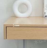 Escritorio Moderno Ergonómico en Forma de L, Suspendido, de Acrílico y Madera Sólida, Convertible y Extensible, con Cajón para Archivos, para Oficina en Casa