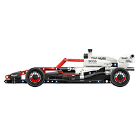 Jeu de construction éducatif personnalisé de 276 pièces 1:18 en ABS, thème de transport, voiture de course F1 (à tirer en arrière)