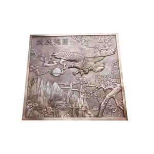 Arte Metal Decoração De Casa Estátuas De Águia De Bronze Escultura De Parede De Alívio De Animais De Bronze - Product Image 1