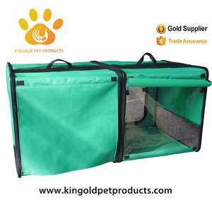 Trasportino Portatile per Animali Domestici Tenda <span class=keywords><strong>da</strong></span> Esposizione per Cani e Gatti con Tendina Cuccia Rifugio Tenda Recinto Doppio per Gatti - Product Image 3