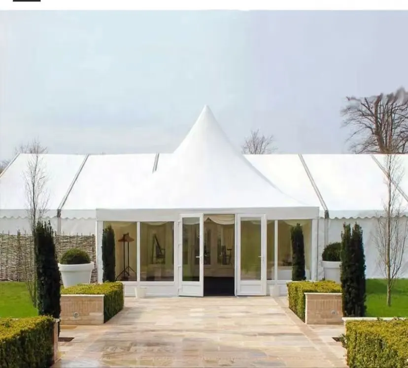 Роскошная палатка для мероприятий на открытом воздухе большая рамка из алюминиевого сплава Свадебная палатка для продажи