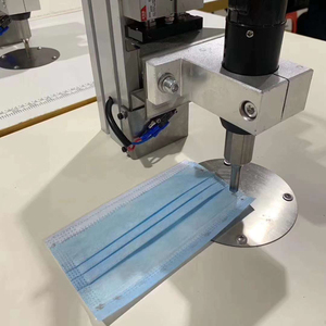 35K semi automática manual no tejida desechable máscara oído lazo cinturón ultrasónica de la máquina de soldadura - Product Image 3