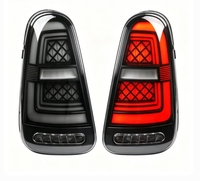 Feux arrière à LED en grille pour Mini Cooper R50 R52 R53 2000-2006, étanches, Plug and Play, ajustement automatique