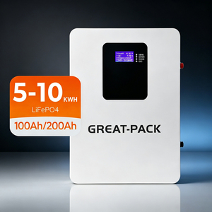 จัดส่งฟรี แบตเตอรี่ลิเธียมโซลาร์ 48V 51.2V 5kwh 10kwh สำหรับเก็บพลังงานแสงอาทิตย์ - Product Image 1