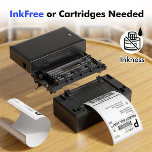 GD985 Imprimante thermique d'étiquettes portable sans encre 203DPI pour les petites entreprises WiFi Bluetooth USB High Speed <span class=keywords><strong>Express</strong></span> Airway - Product Image 3