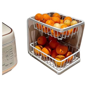 Porte-serviettes de cuisine sur pied, double niveau, du sol au plafond, en acier inoxydable, pour usage domestique - Product Image 3