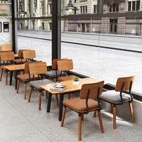 Ensemble de table et de chaises de restaurant, table basse moderne et chaises, mobilier de restaurant haut de gamme pour hôtel