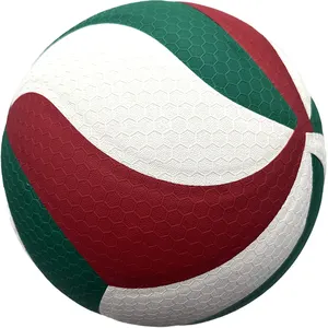Best Selling Customized Indoor PU Leather Laminated Volleyball Official Size 5 PVC Volleyball Training Equipment