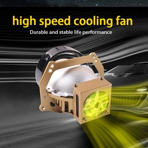 SANVI New Gold Appearance F50 3 Inch Bi LED Projector 115w Per Set 5500k Car Accessory Low Price Top Quality Factory Customized - Product Image 2