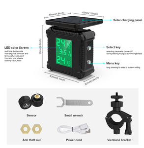 Moniteur de <span class=keywords><strong>pression</strong></span> des pneus de <span class=keywords><strong>moto</strong></span> de haute qualité Détecteur de <span class=keywords><strong>pression</strong></span> des pneus électrique 2 - Product Image 6