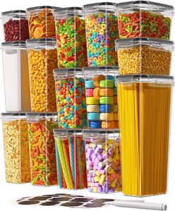 Juego de Recipientes Organizadores Herméticos para Almacenamiento de Alimentos en el Refrigerador, con Tapas, Más Vendidos - Product Image 1