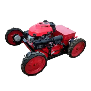 Robot Remote Controlled Lawnmower Field Lawn Mower Cutter