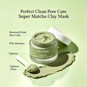 Private Label Tea maschera di <span class=keywords><strong>argilla</strong></span> verde con Avacado pori di pulizia a base di erbe <span class=keywords><strong>naturale</strong></span> maschera di <span class=keywords><strong>argilla</strong></span> Matcha <span class=keywords><strong>per</strong></span> <span class=keywords><strong>il</strong></span> <span class=keywords><strong>viso</strong></span> - Product Image 2