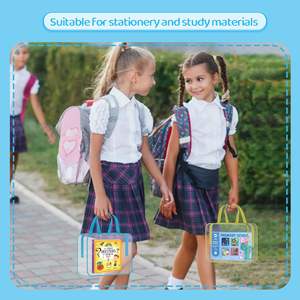 YS ensemble de papeterie étuis à crayons pochettes grande capacité Nylon maille fermeture éclair en vrac <span class=keywords><strong>Pack</strong></span> 80 pièces 10 couleurs polyvalent école/bureau - Product Image 4