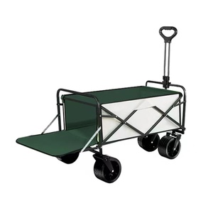 Chariots de camping portables haut de gamme pour l'aventure en plein air, chariots utilitaires pliables robustes avec roues tout-terrain - Product Image 3