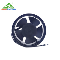Ventilateur de refroidissement industriel AC 172x150x51mm 100V 220V 380V, pales métalliques, haut débit d'air pour armoire de distribution