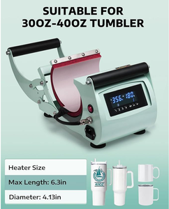 40 oz truyền nhiệt Mug Máy ép Cốc in logo dập nổi thăng hoa nhỏ đôi vị trí Mug Máy ép - Product Image 6