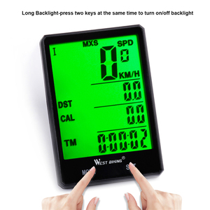 Tây đi xe đạp không thấm nước không dây tập thể dục <span class=keywords><strong>GPS</strong></span> Xe Đạp Xe Đạp Xe Đạp máy tính chu kỳ không dây Kỹ Thuật Số theo dõi xe đạp xe đạp máy tính - Product Image 3