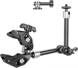 Kit de Brazo Mágico con Abrazadera, Soporte de Cámara con Brazo Articulado de Fricción y Super Abrazadera, para Cámara, Cámara Web o Cámara de Acción, 1.5 kg - Product Image 1