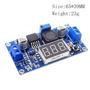 Convertidor reductor de voltaje CC-CC LM2596 con voltímetro LED, adaptador Buck ajustable de 4.0~40V a 1.3-37V, fuente de alimentación. - Product Image 6